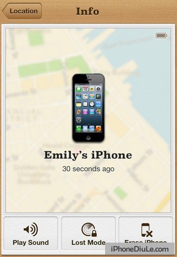 iOS6在查找我的iPhone功能中新增“丢失模式”