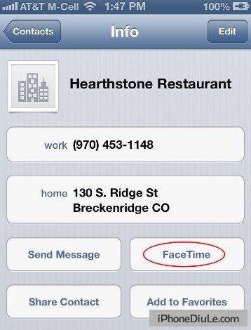 iphone facetime