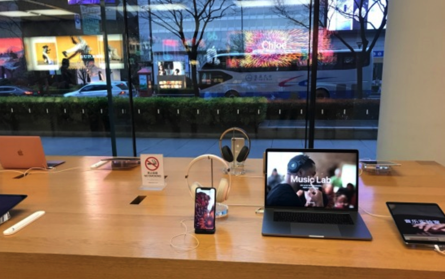 苹果直营店介绍之上海Apple Store香港广场店 