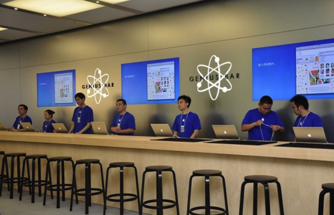 苹果直营店介绍之上海Apple Store香港广场店 