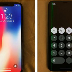 iPhone X手机屏幕出现绿线怎么办？