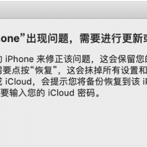 iPhone XS保内刷机为什么要收费？iPhone手机恢复模式方法