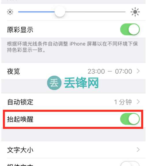 怎样关闭iPhone XR的抬起唤醒功能？