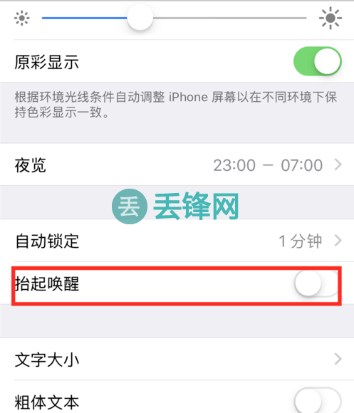 怎样关闭iPhone XR的抬起唤醒功能？