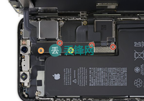 苹果iPhone X手机换扬声器维修教程 